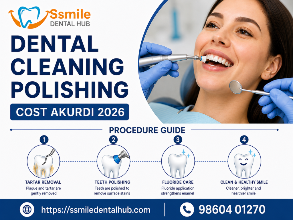 dental cleaning polishing cost Akurdi